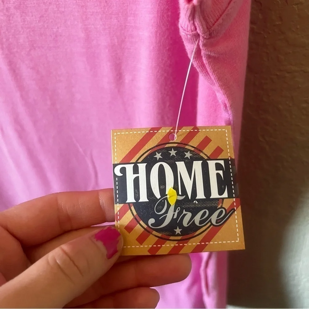 Home Free Racerback Tank Top Mama Bear Logo Women’s Pink Size M 8/10